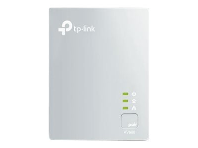 TP-LINK 500Mbps Nano Powerline Adapter Starter Kit Homeplug AV Multistreaming Plug and play 500Mbps powerline data rate Twin Pack