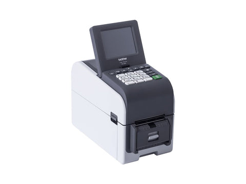 BROTHER 2p label printer USB connection 203dpi Ethernet Possible battery LCD screen Bluetooth Wi-Fi touch screen