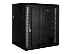 MCL IC6C99AL60P4515 - Coffret réseau mural 19p 15U profondeur 450 - Noir