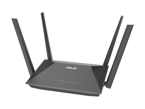 ASUS RT-AX52 AX1800 Dual Band WiFi 6 Extendable Router Instant Guard Parental Controls Built-in VPN AiMesh Compatible