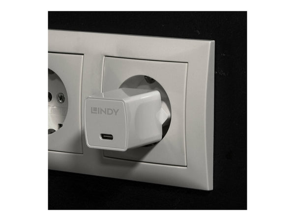 LINDY 20W Type C PD Charger EU Plug