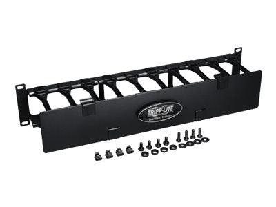 EATON TRIPPLITE SmartRack 2U High Capacity Horizontal Cable Manager - Finger duct with dual-hinge cover