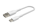 BELKIN BOOST CHARGE USB-A to USB-C Cable Braided 2M White