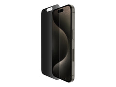 BELKIN ScreenForce Pro TemperedGlass Privacy AM Screen Protection for iPhone 15 Pro