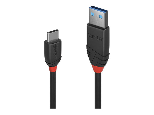 LINDY Black Line USB Cable USB 3.1 USB/A-USB-C M-M 0.15m