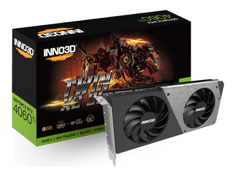 INNO3D GeForce RTX 4060 Ti Twin x2 OC 16Go GDDR6 1xHDMI 3xDP