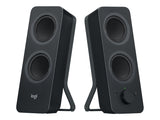 LOGITECH Z207 Speakers for PC 2.0-channel wireless Bluetooth 5 Watt Total black