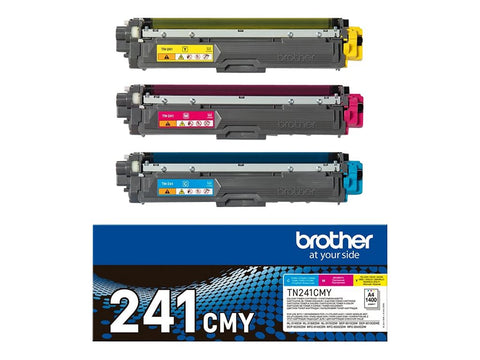 BROTHER TN241C/M/Y rainbow pack multi pack toners C/M/Y 1400pages/cartridge