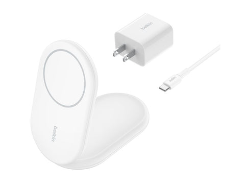 BELKIN BOOSTCHARGE Qi2 15w Magnetic Stand White