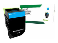 LEXMARK 802XC cartouche de toner cyan très haute capacité 4.000 pages pack de 1 retour program