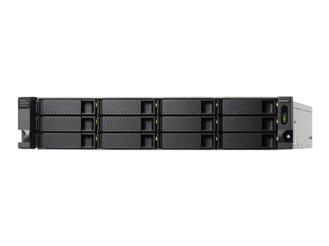 QNAP TL-R1200C-RP 12-bay 2U rackmount USB-C 3.1 Gen2 10Gbps JBOD expansion unit