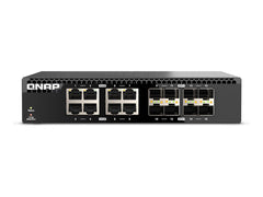 QNAP QSW-3216R-8S8T Unmanaged Switch 16 port of 10GbE port speed 8 port SFP+ 8 port 10gbE RJ45 half-rackmount design