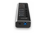 LINDY 4 Port USB 3.0 Hub with 3 Quick Charge 3.0 Ports