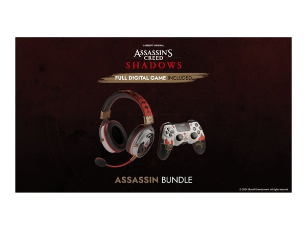 LEXIP X UBISOFT ASSASSINS CREED SHADOWS COFFRET ASSASSIN JEU PC CASQUE MANETTE