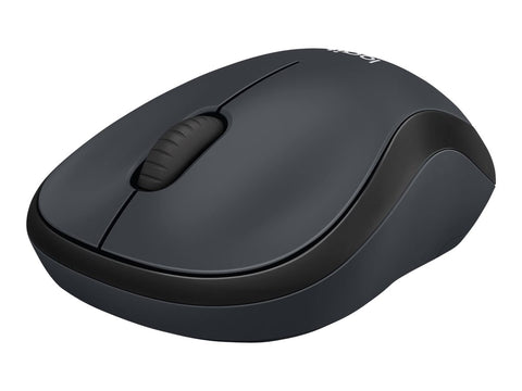 LOGITECH M220 Silent Mouse optical 3 buttons wireless 2.4 GHz USB wireless receiver charcoal