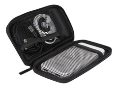 URBAN FACTORY Travel Kit with 3 MFI head cable - in-ear headphones - 5000mAh powerbank and carrying pouch