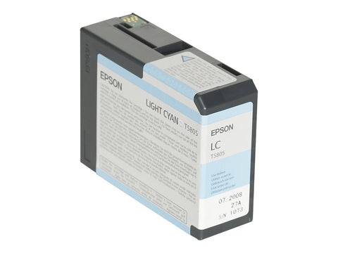EPSON T5805 cartouche de encre cyan clair capacité standard 80ml pack de 1