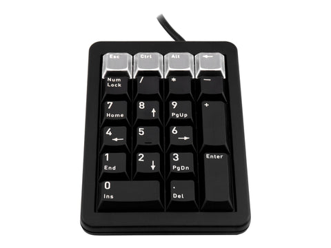 CHERRY KEYPAD G84-4700 Pavé numérique mécanique bas profil 21 touches USB noir Layout Qwerty US