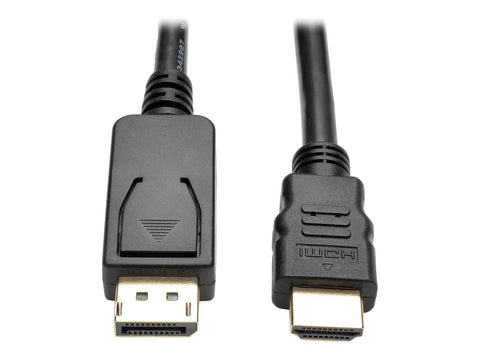 EATON TRIPPLITE DisplayPort 1.2 to HDMI Adapter Cable DP with Latches to HDMI M/M 4K 6ft. 1.8m