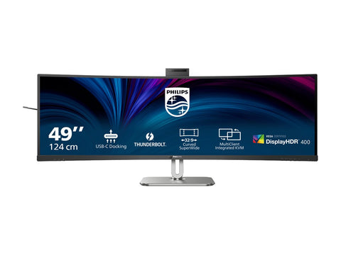 PHILIPS 49B2U6903CH/00 48.8p 5120x1440 VA Curved H/A 170mm SUPERWIDE USB-C 75Hz DP 2xHDMI USB HUB SPEAKERS webcam