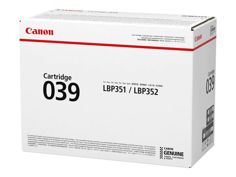 CANON CRG 039 toner standard capacity yield 11.000