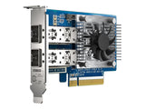 QNAP Dual-port SFP28 25GbE network expansion card low-profile form factor PCIe Gen4 x8