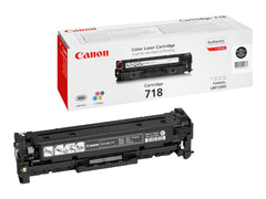CANON 718 cartouche de toner noir capacité standard 3.400 pages pack de 1