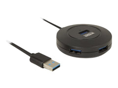 URBAN FACTORY MINEE 4-Port USB 2.0 Hub Black