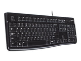 LOGITECH K120 Corded Keyboard black USB (FRA)