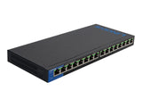 LINKSYS Switch 16 ports Gigabit dont 8 ports POE+