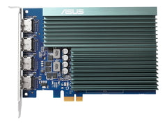 ASUS GT730-4H-SL-2GD5 2Go GDDR5 Memory PCIe 2.0 4xHDMI Ports Single-slot Design Passive Cooling