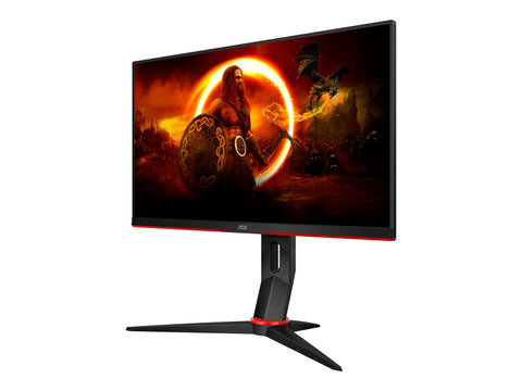 AOC Q24G2A/BK 23.8p Gaming Monitor IPS 2560x1440 1ms HDMI DP Black/Red