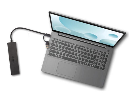 I-TEC USB-C Metal HUB 2xUSB 3.0 2xUSB-C 5Gbps without power adapter ideal for Notebook Ultrabook Tablet PC