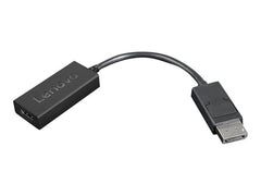 LENOVO - Adaptateur vidéo - DisplayPort mâle pour HDMI femelle - 22.5 cm - noir - support 4K