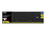 PORT DESIGNS Rechargeable Bluetooth Keyboard Ultra Slim and Elegant Design Rechargeable Battery 10meters Bluetooth range Compatible