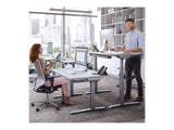 FELLOWES PLATEAU SEUL GRIS CLAIR 140CM X 80CM