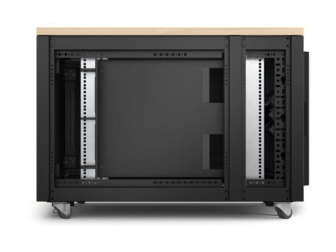 APC NetShelter Soundproof Server Rack 12U 110-240V 783H x 750W x 1134D mm Maple