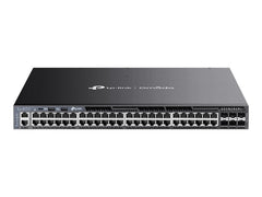 TP-LINK Omada 48-Port Gigabit Stackable L3 Managed PoE+ Switch with 6 10GE SFP+ Slots
