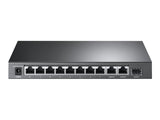 TP-LINK TL-SL1311MP 8x10/100 PoE+ 2x Gigabit Non-PoE Ports 1x Gigabit SFP Slot 124W PoE budget Desktop Steel Case