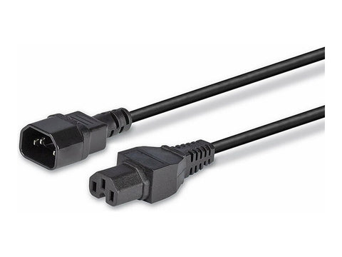 LINDY 2m IEC C14 to IEC C15 Extension Cable
