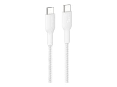 BELKIN USB-C TO USB-C 240W 2.0 BRAIDED PCR 1M WHITE