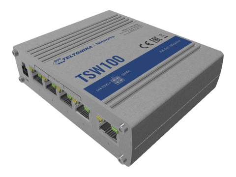 TELTONIKA NETWORKS TSW100 Unmanaged PoE+ Gigabit ethernet switch