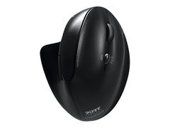 PORT DESIGNS Ergonomic Rechargeable Professional Mouse Integrated rechargeable battery with USB cable Dual 2.4Ghz