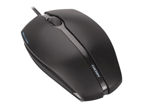 CHERRY GENTIX ILLUMINATED Souris optique 1000 dpi 3 boutons Rétroéclairage bleu USB noire