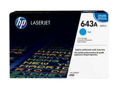HP 643A original Colour LaserJet Toner cartridge Q5951A cyan standard capacity 10.000 pages 1-pack