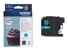 BROTHER LC-123 cartouche dencre cyan capacité standard 600 pages pack de 1