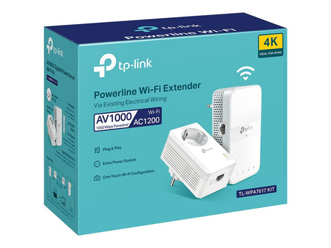 TP-LINK AV1000 Gigabit Powerline AC1200 Wi-Fi KitTP-LINK AV1000 Gigabit Powerline AC1200 Wi-Fi Kit (2 CPL)