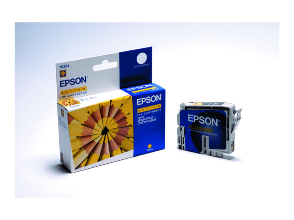 EPSON T0324 cartouche d encre jaune capacité standard 16ml 420 pages 1-pack blister sans alarme