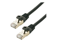 MCL CAT 6A S/FTP LSZH Patch cable - 1m Black
