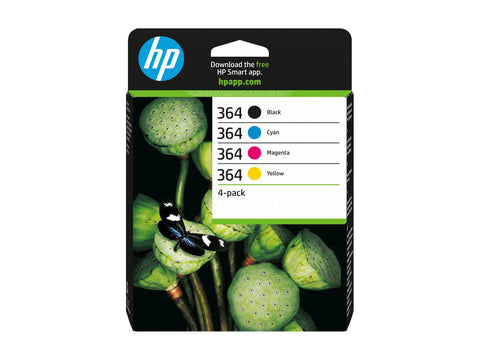 HP 364 original CMYK Ink cartridge N9J73AE Combo 4-Pack Standard Capacity